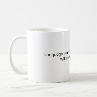 Språket är en virus från rymden, kaffemugg