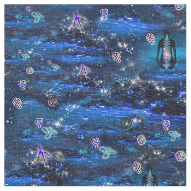 Språket för ljussymboler tyg (Närbild)