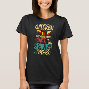 Språklexion Student, spanska lärare, Flagga T Shirt