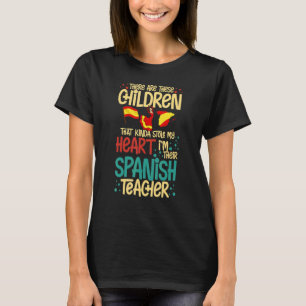 Språklexion Student, spanska lärare, Flagga T Shirt