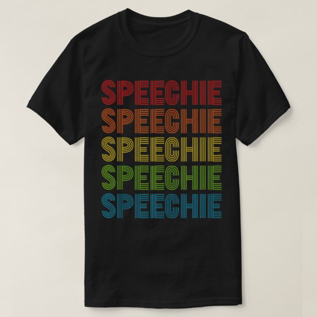 Språkpatologen SLP-patologi i Speechie Tal T Shirt (Design framsida)