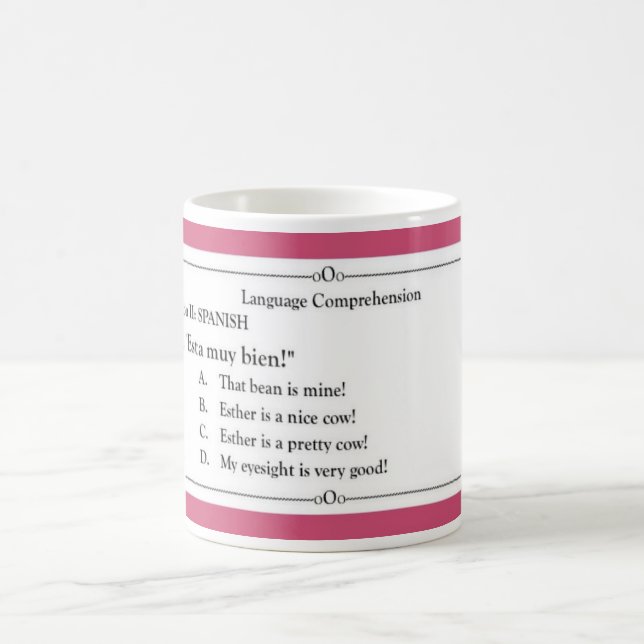 Språksamling - spanjor 1 kaffemugg (Center)