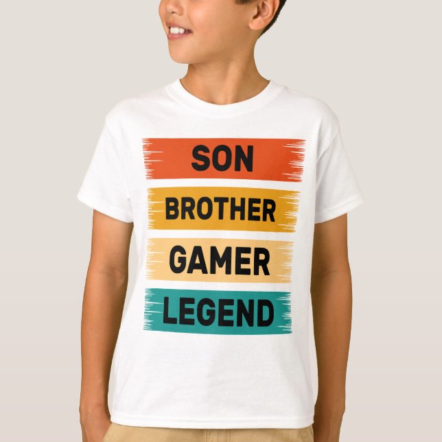 Språkspelarlegend om spelpojkar - barn t shirt (Framsida)