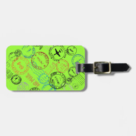 Språlmärken för Passport Frimärke Bagagebricka