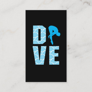 Språngbräda för plattform för dykare för visitkort