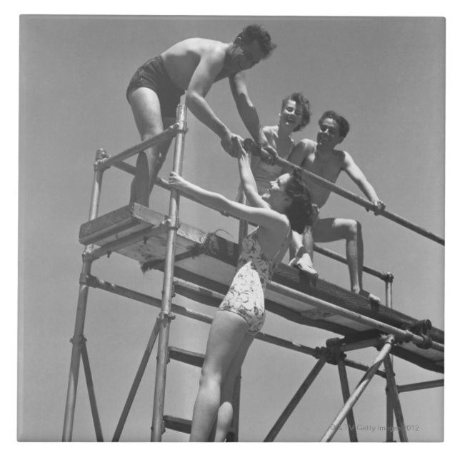 Språngbräda Kakelplatta (Framsidan)