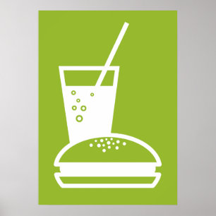Sprängkapsel och grönt av lemonad smak poster