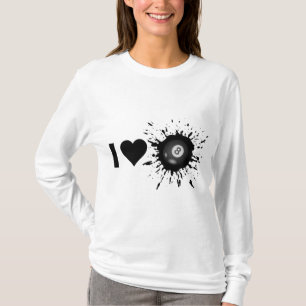 Sprängmedlet älskar jag Billiard Tee Shirt