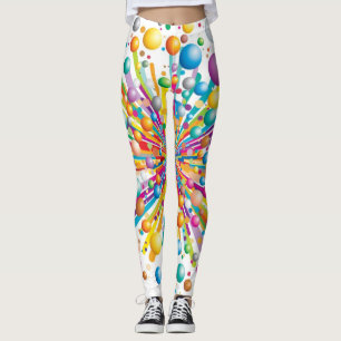 Sprängmedlet bubblar lägga benen på ryggen för leggings