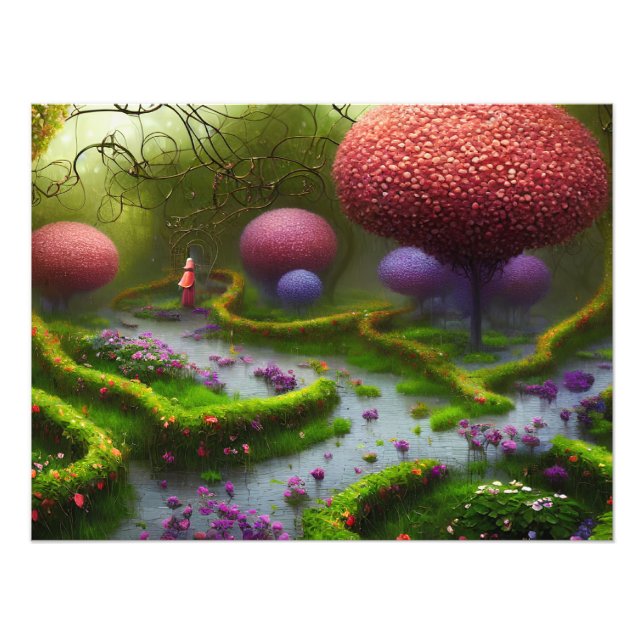 Sprawling Garden Fototryck (Framsidan)