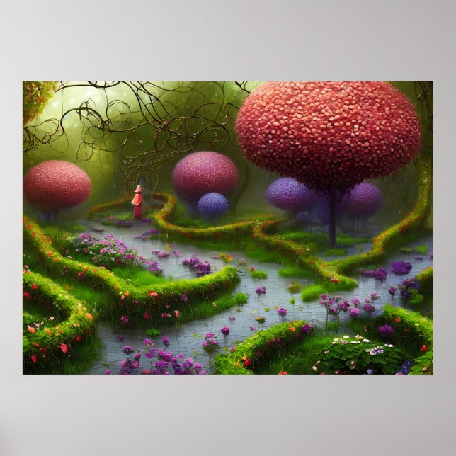 Sprawling Garden Poster (Framsidan)