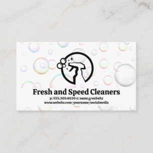 Spray Flaska Soap Bubbles Renare Visitkort