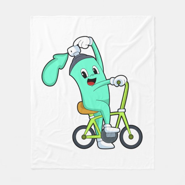 Spray-läsare med cykel fleecefilt (Framsidan)