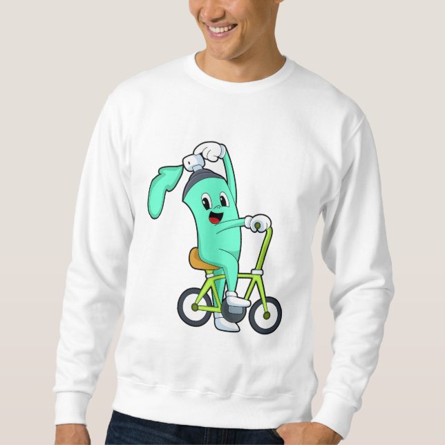 Spray-läsare med cykel lång ärmad tröja (Framsida)