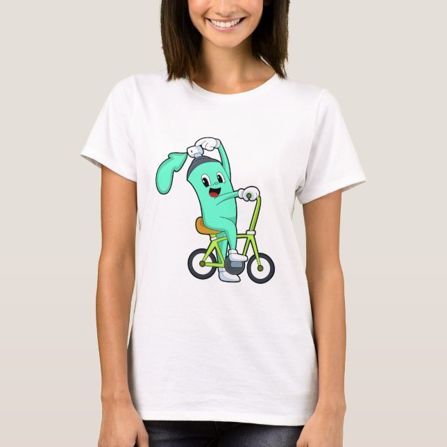 Spray-läsare med cykel t shirt (Framsida)