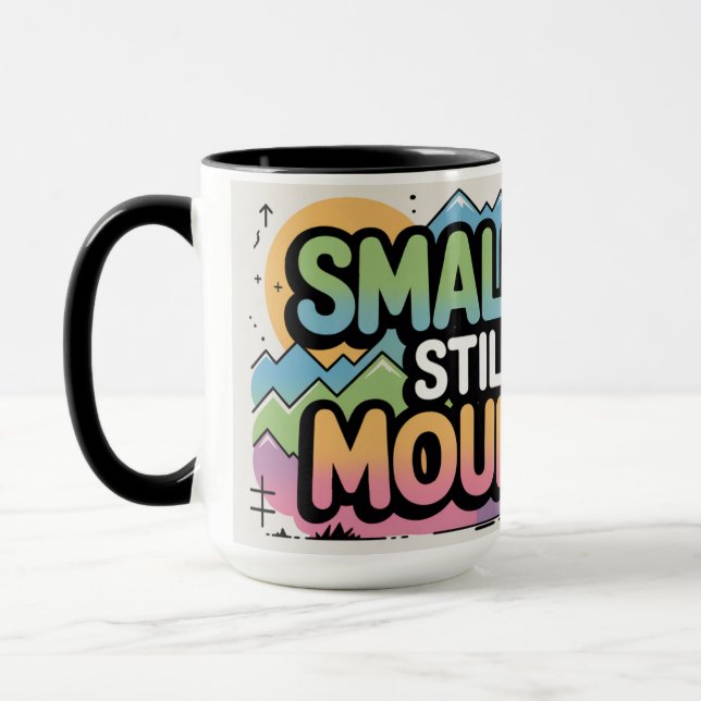 Spray-målad sinnesförändring - Urban optimism Mugg (Vänster)