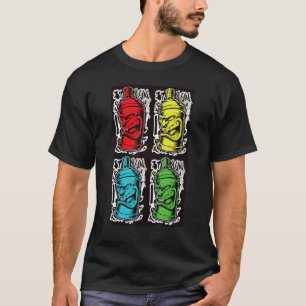 Spray Paint Cans Street Retro Graffiti 80's Old Sk T Shirt