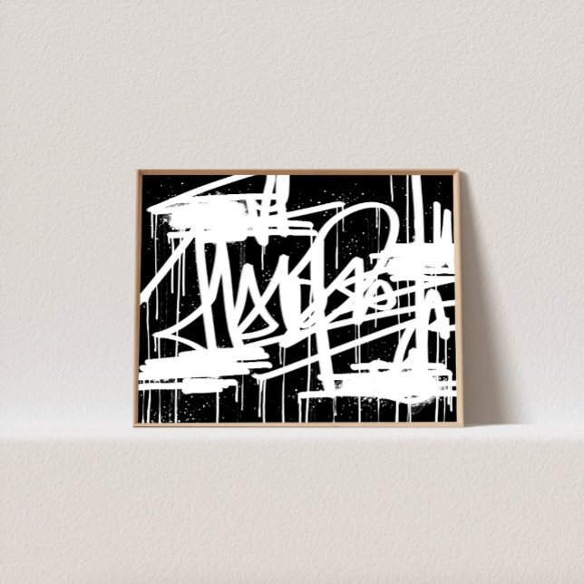 Spray Paint Graffiti Artwork, Coola Drip Street Ar Poster (Skapare uppladdad)