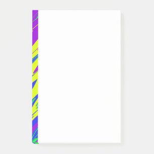 Spray Paint Mardi Gras Blue Post-it Block