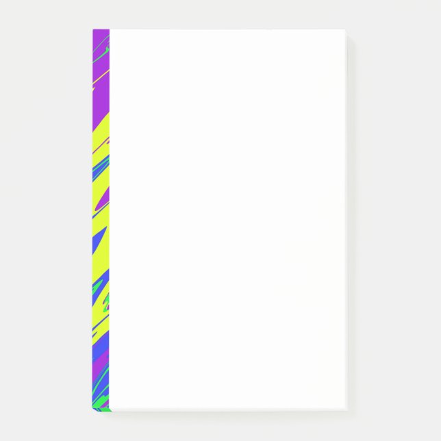 Spray Paint Mardi Gras Blue Post-it Block (Framsida)