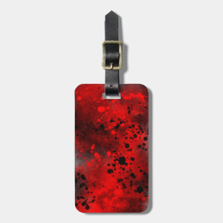 Spray Paint Splatter Effect Luggage Tag Bagagebricka