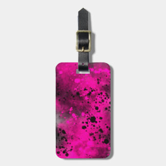 Spray Paint Splatter Effect Luggage Tag Bagagebricka
