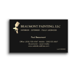 Spray Painter-Affärskortet Visitkort
