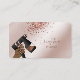 Spray Tan Gun, Mobile Ro Guld Spray Tanning Buss Visitkort