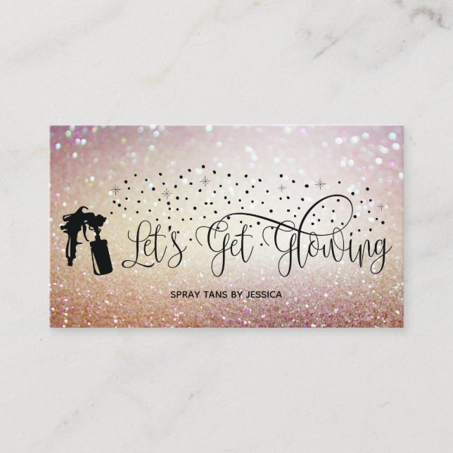 SPRAY TANS VISITKORT (Framsida)