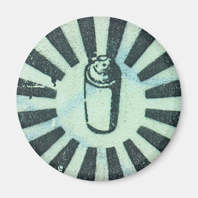 sprayburk magnet (Framsidan)