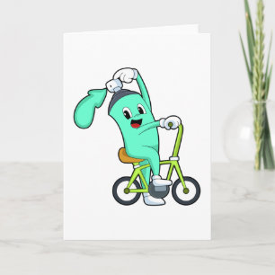 Sprayburk med cykel kort