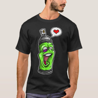 Spraymålets graffiti T-shirt-tecken kan utformas T Shirt