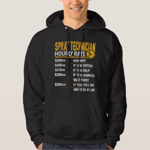 Spraytekniker, timtaxera för praktisk sprejskrivar hoodie