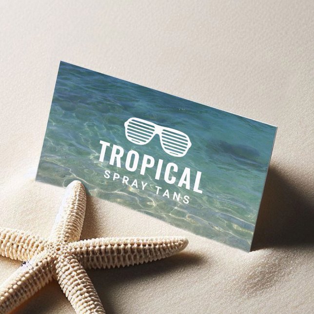 Spraytorna Tanning Summer Beach Skincare Therapy S Visitkort (Skapare uppladdad)