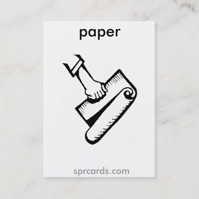 sprcards-papercard visitkort (Framsida)