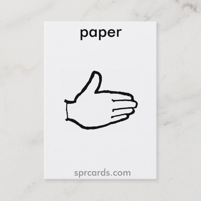 sprcards-papercard visitkort (Framsida)
