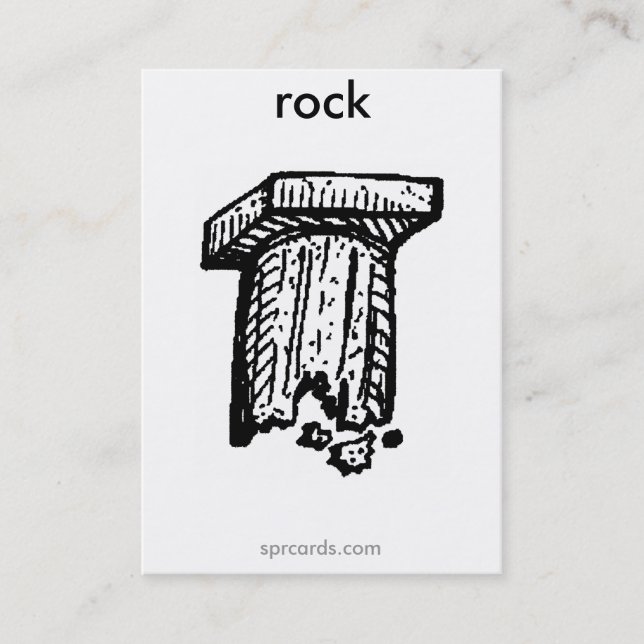 sprcards-rockcard visitkort (Framsida)