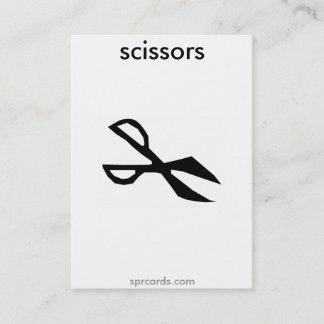 sprcards-scissorscard visitkort