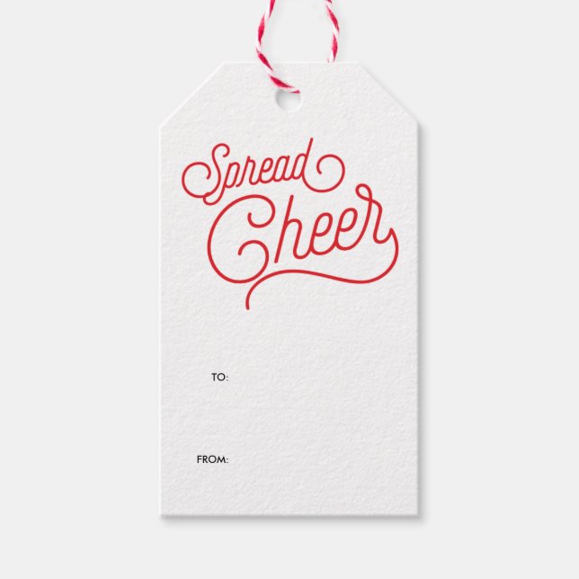 Spread Cheer Presentetikett (Framsidan)