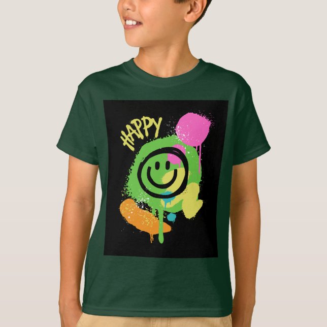 Spread Happiness T-Shirt (Framsida)