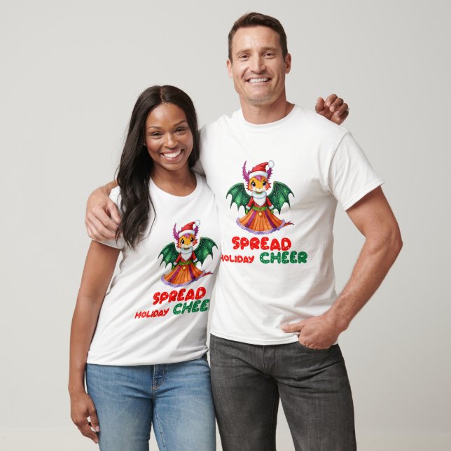 Spread Helgdag Cheer Guld Dragon Boll T Shirt (Unisex)