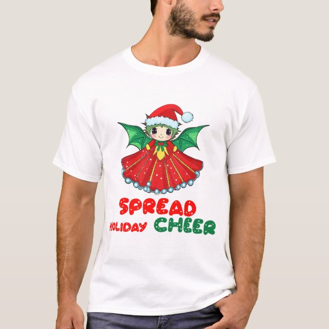 Spread Helgdag Cheer Lycklig Dragon Boll T Shirt (Framsida)
