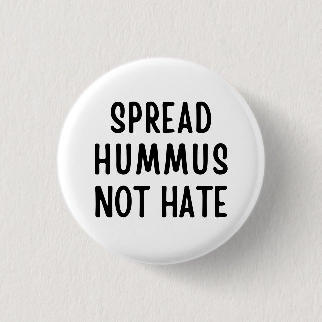 Spread Hummus not Hate Knapp (Framsida)