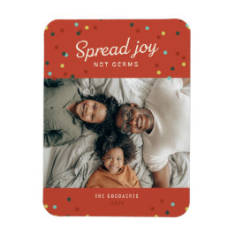 Spread Joy, inte Germs Helgdag Photo Magnet