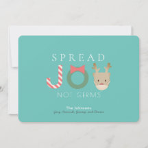 Spread JOY Reindeer Mask Blue Jul