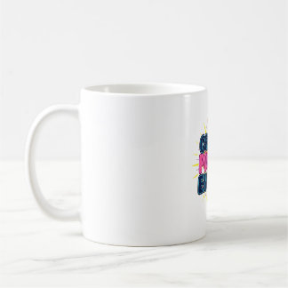 Spread Joy with Sunburst Neon T-Shirt Kaffemugg