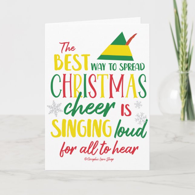 Spread Jul Cheer Helgdag © GraphicLoveShop Kort (Framsida)