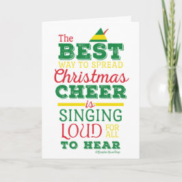 Spread jul Cheer Helgdag Typography Kort