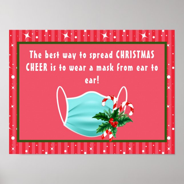 Spread jul Cheer Mask Poster (Framsidan)