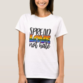 Spread Kärlek inte Hate T-Shirt